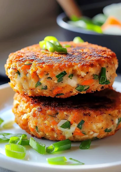 Delicious easy salmon cakes made with canned salmon served on a plate